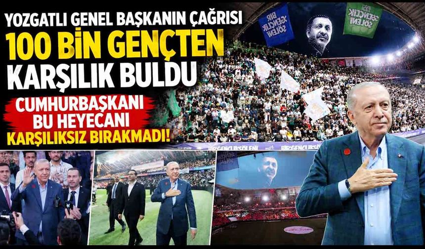 AK Gençliğin Genel Başkanı Yozgatlı Yusuf İbiş’in Çağrısıyla 100 Bini Aşkın Genç Kocaeli’nde Buluştu!