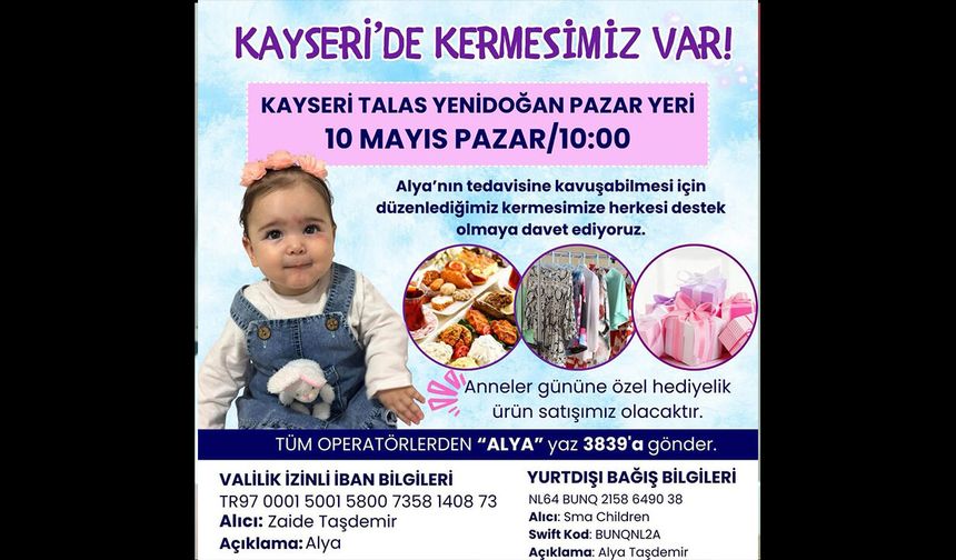 Minik Alya’ya Nefes Olacak