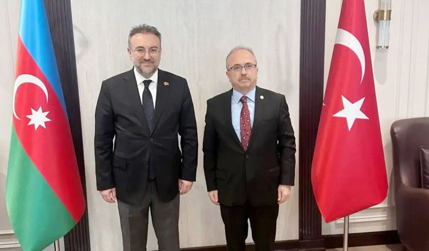 Yozgat Bozok Üniversitesi Rektörü Prof. Dr. Evren Yaşar’dan Azerbaycan’da Diplomatik Ziyaret