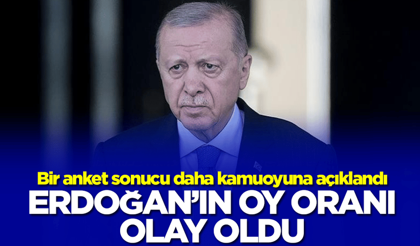 Anket Sonuçları Gündem Oldu: Erdoğan’ın Oy Oranı Dikkat Çekti