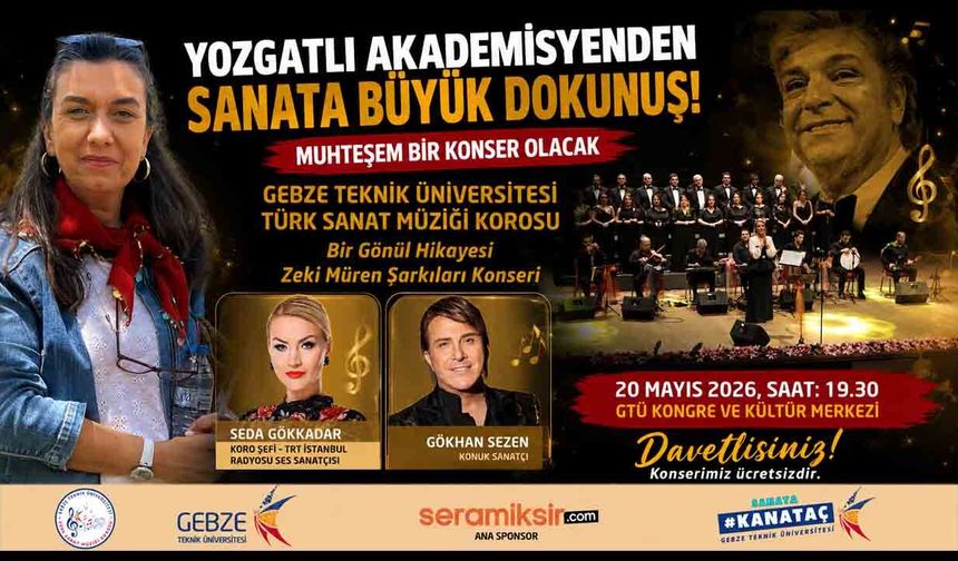Yozgatlı Akademisyenden Sanata Büyük Dokunuş: Gebze’de Zeki Müren Şarkıları Gecesi