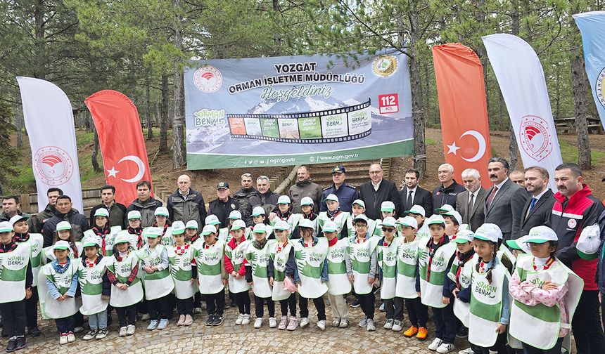 Yozgat Çamlık Milli Parkı’nda “Orman Benim” Etkinliği: Öğrenciler ve Protokol Doğa İçin El Ele Verdi