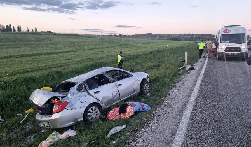 Yozgat’ta Feci Kaza: Takla Atan Otomobilde 1 Kişi Hayatını Kaybetti