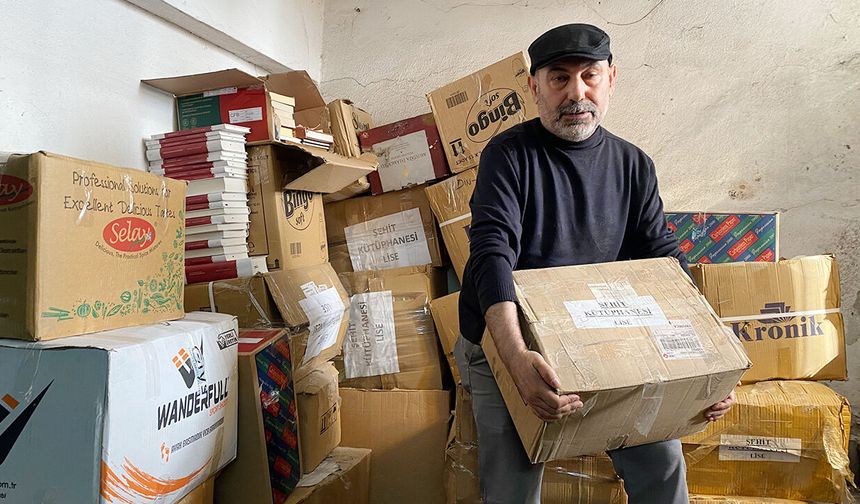 Kitaplar şehit kütüphanelerine