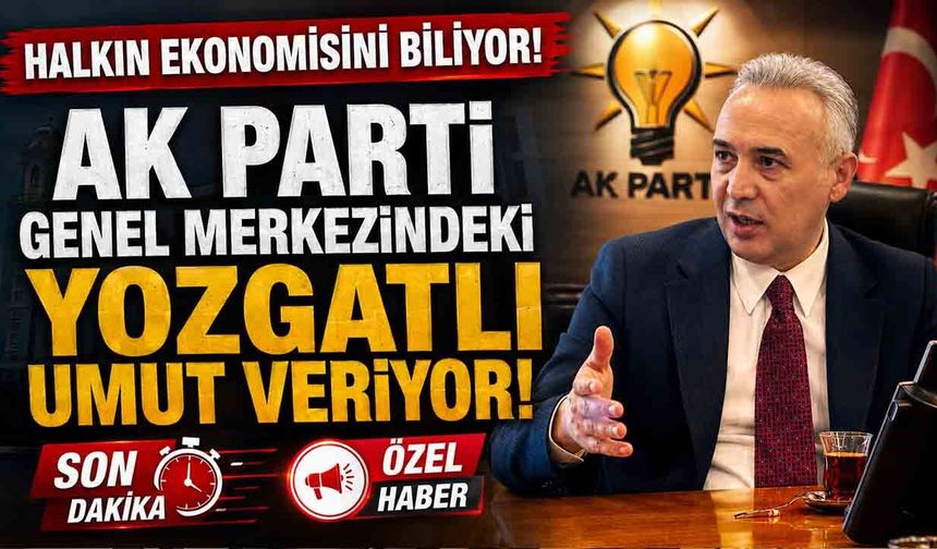 Cumhurbaşkanı imzası ile atanan Yozgatlı ekonomist halkın ekonomisini biliyor