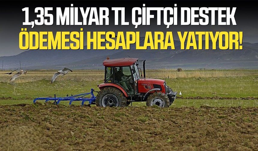 Çiftçi Destek Ödemeleri Başladı: 1,35 Milyar TL Hesaplara Yatıyor