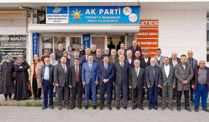 AK Parti Yozgat İl Başkanlığı’nda önemli ziyaret!
