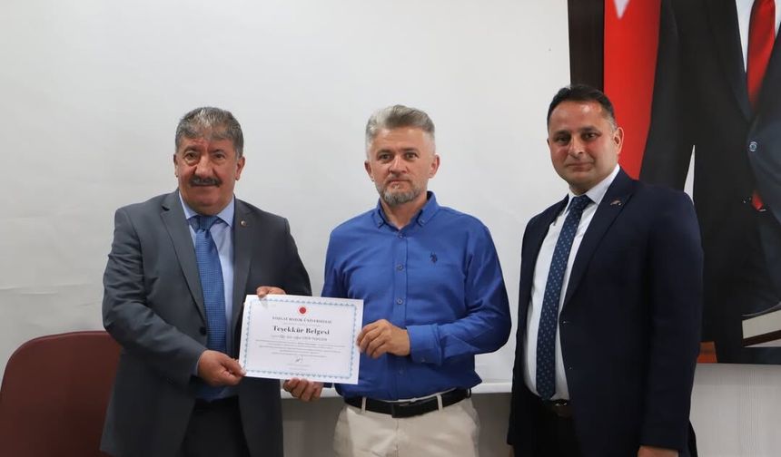 Yozgat MYO’da Tören