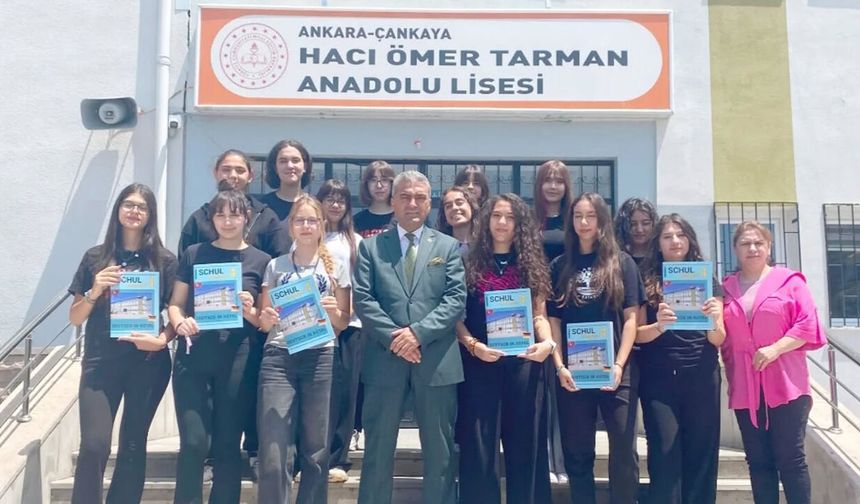 Çankaya Hacı Ömer Tarman Anadolu Lisesi’nden Gurur Veren Başarı: Almanca Okul Dergisinin 4. Sayısı Yayımlandı