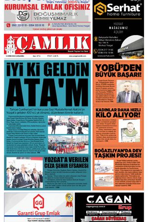 Çamlık Gazetesi – 16 Ekim 2024