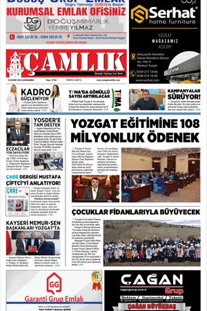 Yozgat Çamlık Gazetesi 6-11-2024