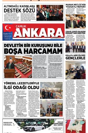 Çamlık Ankara Gazetesi 16 Kasım 2024