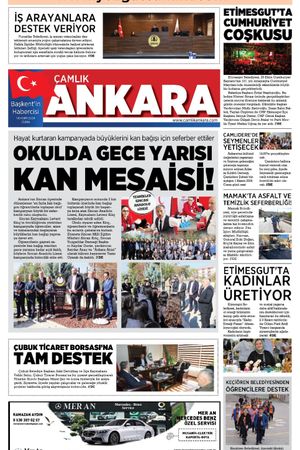 Çamlık Ankara 1 Kasım 2024