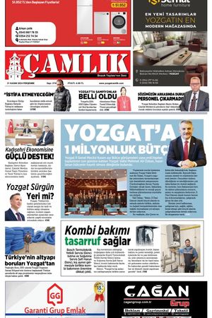 Yozgat Çamlık Gazetesi 21-11-2024