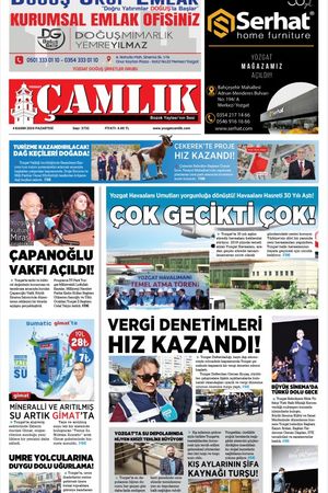 Yozgat Çamlık Gazetesi 4-11-2024