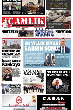 Yozgat Çamlık Gazetesi 19-11-2024