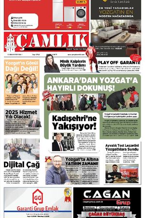 Yozgat Çamlık Gazetesi 10-12-2024