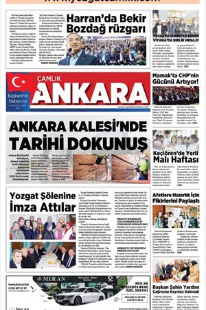 Çamlık Ankara Gazetesi 24-12-2024