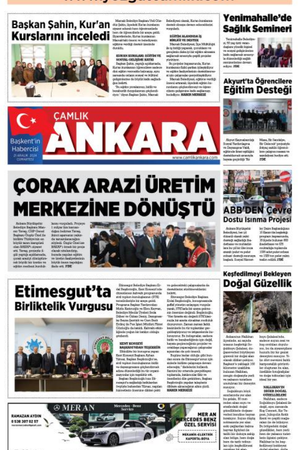 Çamlık Ankara Gazetesi 21-12-2024