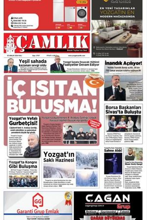 Yozgat Çamlık Gazetesi 03-12-2024