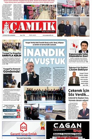 Yozgat Çamlık Gazetesi 04-12-2024