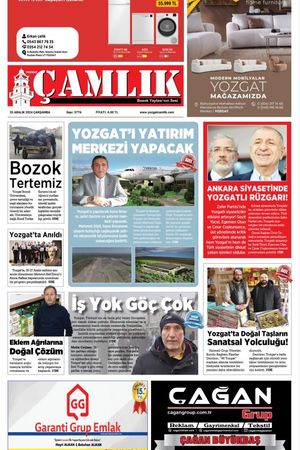 Yozgat Çamlık Gazetesi 25-12-2024