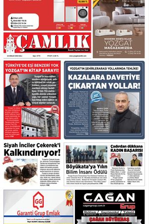 Yozgat Çamlık Gazetesi 24-12-2024