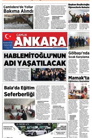 Çamlık Ankara Gazetesi 20-12-2024