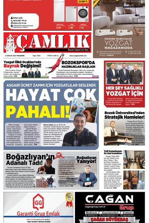 Yozgat Çamlık Gazetesi 12-12-2024