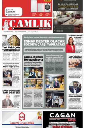 Yozgat Çamlık Gazetesi 6-12-2024