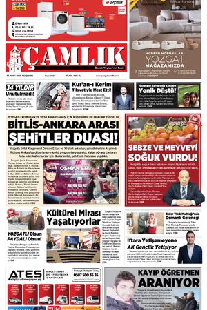 Yozgat Çamlık Gazetesi 06-03-2025