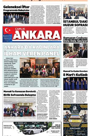 Çamlık Ankara Gazetesi 11-03-2025