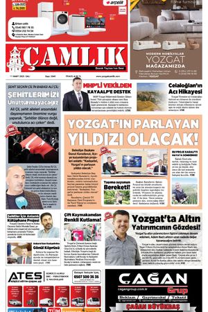 Yozgat Çamlık Gazetesi 11-03-2025