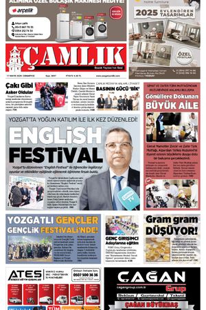 Yozgat Çamlık Gazetesi 17-05-2025