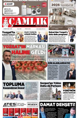 Yozgat Çamlık Gazetesi 02-05-2025