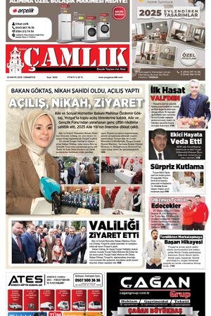 Yozgat Çamlık Gazetesi 03-05-2025