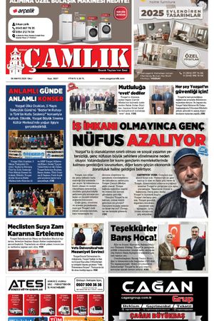 Yozgat Çamlık Gazetesi 06-05-2025