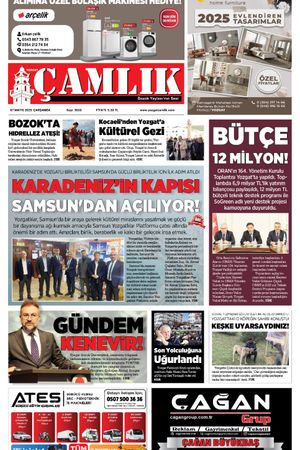 Yozgat Çamlık Gazetesi 07-05-2025