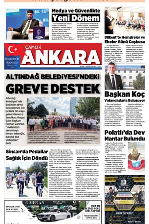 Çamlık Ankara Gazetesi 09-05-2025