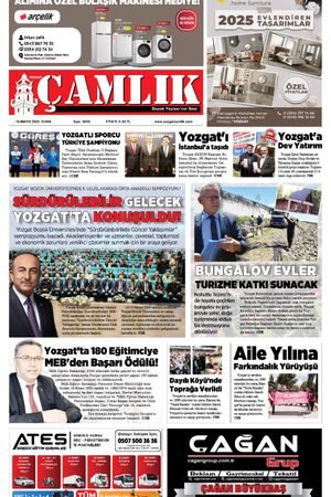 Yozgat Çamlık Gazetesi 16-05-2025
