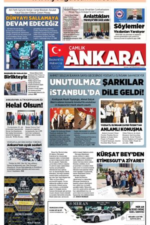 Çamlık Ankara Gazetesi 19-05-2025