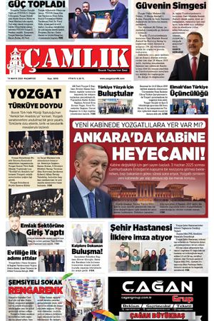 Yozgat Çamlık Gazetesi 19-05-2025