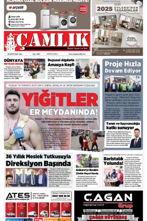 Yozgat Çamlık Gazetesi 20-05-2025