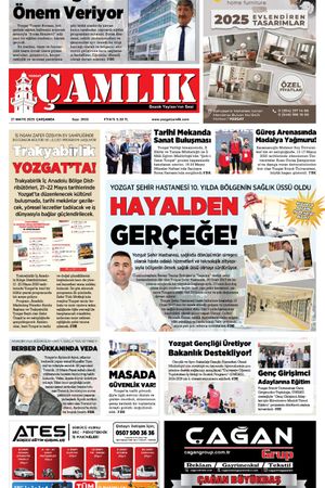 Yozgat Çamlık Gazetesi 21-05-2025