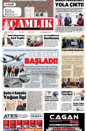 Yozgat Çamlık Gazetesi 23-05-2025