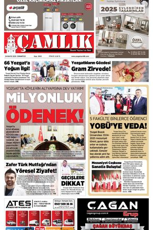 Yozgat Çamlık Gazetesi 24-05-2025