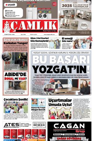 Yozgat Çamlık Gazetesi 30-05-2025