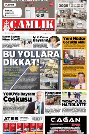 Yozgat Çamlık Gazetesi 11-06-2025