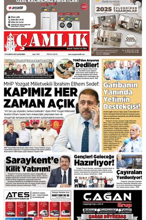 Yozgat Çamlık Gazetesi 18-06-2025
