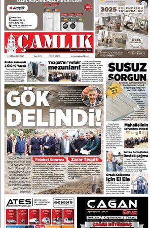 Yozgat Çamlık Gazetesi 03-06-2025